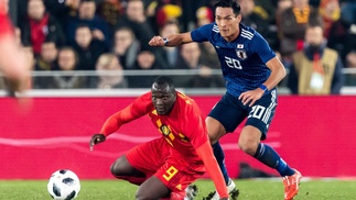 Lukaku marca e Bélgica vence o Japão em amistoso Bélgica x Japão pelos Amistosos Internacionais, 14/11/17