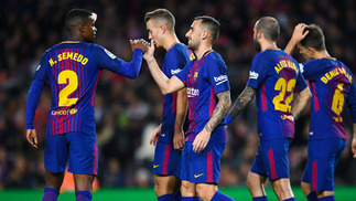Com reservas e Aleix Vidal inspirado, Barcelona goleia; com gol e assistência de Ganso, Sevilla também goleia na Copa do Rei Barcelona e Murcia pela Copa do Rei