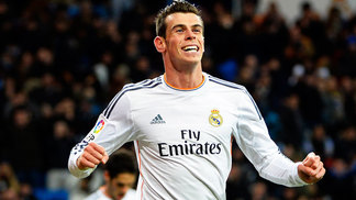 Bale impressiona comissão técnica do Real e deve ser relacionado contra o Barcelona Bale Comemora Gol Real Madrid Valladolid Campeonato Espanhol 30/11/2013