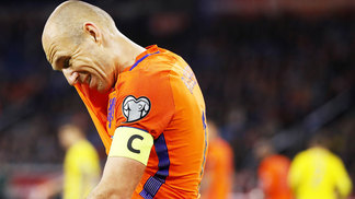 Após não conseguir classificação para a Copa, Robben anuncia aposentadoria da seleção holandesa Robben Lamenta Holanda Suécia Eliminatórias Copa-2018 10/10/2017