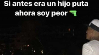 Centurión posta foto com emoji de revólver e cita letra de música: ‘se antes era um filho da puta agora sou pior’ Se antes era um filho da puta agora sou pior, publicou Centuríon em seu Instagram
