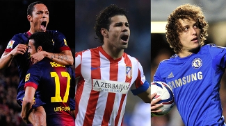 Prêmio Futebol no Mundo: Vote e escolha o melhor brasileiro da última semana no futebol internacional Adriano. Diego Costa e David Luiz: os concorrentes da semana no Prêmio Futebol no Mundo