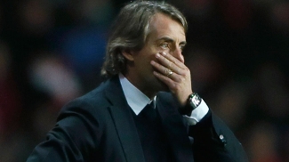 Mancini critica jogadores do City após derrota e dispara: 'A culpa não é sempre do treinador' Mancini, durante a derrota do Man City para o Southampton