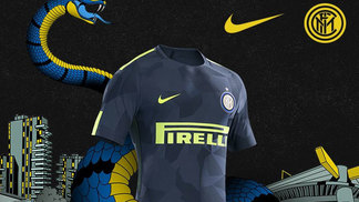 Inter de Milão apresenta nova camisa 3 para a temporada Inter de Milão Nova Camisa 3 Nike 12/09/2017