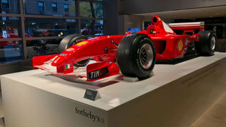 Ferrari usada por Schumacher no GP de Mônaco em 2001 é leiloada por R$ 24,6 milhões Ferrari que Michael Schumacher ganhou o GP de Mônaco em 2001