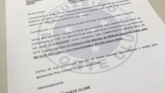 Brasileirão nem começou, e Cruzeiro já deixa exemplo a seguir; e o seu clube? Para baixar os preços, Cruzeiro pediu autorização à CBF, que (com bom senso) aceitou