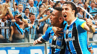 Entre grandes brasileiros, ninguém chega mais longe na Libertadores que gaúchos Barrios Geromel Comemoram Gol Gremio Botafogo Libertadores 20/09/2017