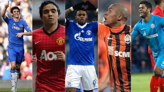 Prêmio Futebol no Mundo: Oscar fez o gol mais bonito de janeiro; assista e escolha o de fevereiro Oscar, Rafael, Michel Bastos, Douglas Costa e Hulk, qual deles fez o gol mais bonito de fevereiro?