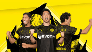 Borussia Dortmund lança sua nova camisa 2 para a temporada Borussia Dortmund Nova Camisa 2 230818