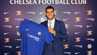 Chelsea anuncia contrato de cinco anos com Morata; Conte diz que atacante será titular Morata, ESPN FC