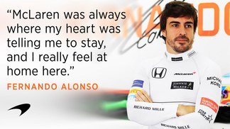 Fim do mistério: Alonso anuncia que continuará na McLaren em 2018 Fernando Alonso seguirá na McLaren em 2018
