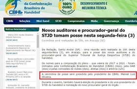 Cartola impugnado se autointitula presidente e cria seu próprio STJD Site da CBHb diz que Manoel Luiz ainda é o presidente da Confederação