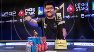 Rodolfo Tanaka faz história e se torna o centésimo campeão da Brazilian Series Of Poker Rodolfo Tanaka