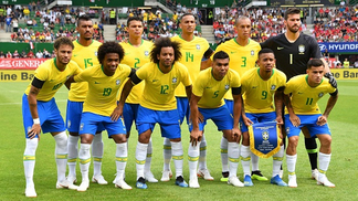 Habemus escalação para o começo da Copa do Mundo Time que iniciou amistoso Brasil x Áustria