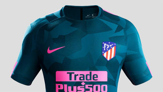 Atlético de Madri ousa em nova camisa 3, azul e rosa Atlético de Madri Nova Camisa 3 Nike 12/09/2017