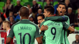 Com Cristiano Ronaldo de 'garçom', Portugal vence Hungria fora e não deixa a Suíça disparar Portugal passou pela Hungria neste domingo