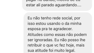 O pedágio do lateral Fabrício Troca de mensagens com Fabrício