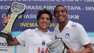 Ana Marcela confirma favoritismo no Brasileiro de Maratona Aquática Ana Marcela e Allan do Carmo confirmaram favoritismo