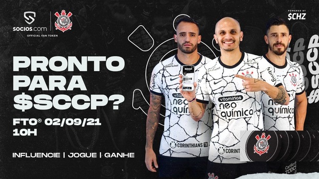 Corinthians lançou fan token junto com o patrocínio da Socios.com Corinthians lançou fan token junto com o patrocínio da Socios.com