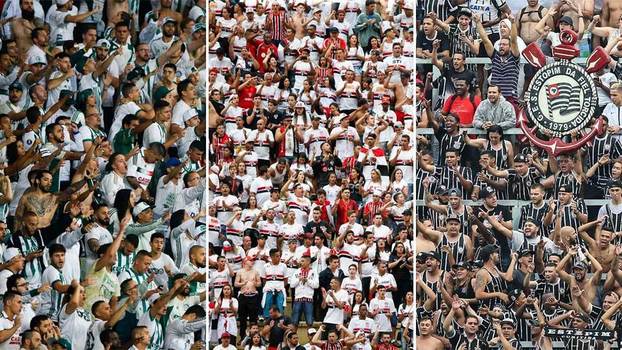 E depois das contas? Quanto Corinthians, Palmeiras e São Paulo faturam com suas torcidas no Brasileiro