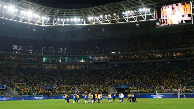 CBF foi punida por comportamento da torcida em Brasil x Chile no Allianz Parque CBF foi punida por comportamento da torcida em Brasil x Chile no Allianz Parque