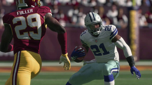O segundo anista Ezekiel Elliott já está entre os grandes RBs de Madden 18. O segundo anista Ezekiel Elliott já está entre os grandes RBs de Madden 18.