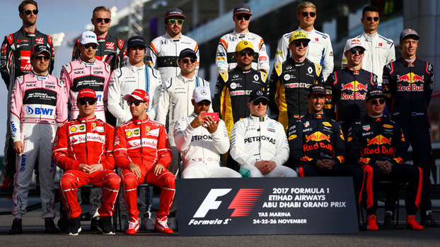 Classe de pilotos da Fórmula em 2017 perfilada para o GP de Abu Dhabi Classe de pilotos da Fórmula em 2017 perfilada para o GP de Abu Dhabi