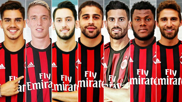 Milan já contratou 7 reforços nesta temporada Milan já contratou 7 reforços nesta temporada