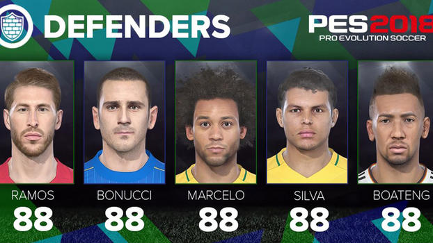 Marcelo e Thiago Silva estão no 'Top 5' entre os melhores defensores do game.