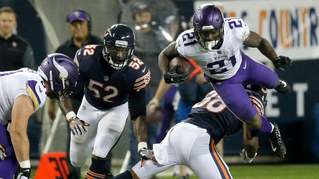 Vikings conseguiram vitória apertada sobre os Bears Vikings conseguiram vitória apertada sobre os Bears