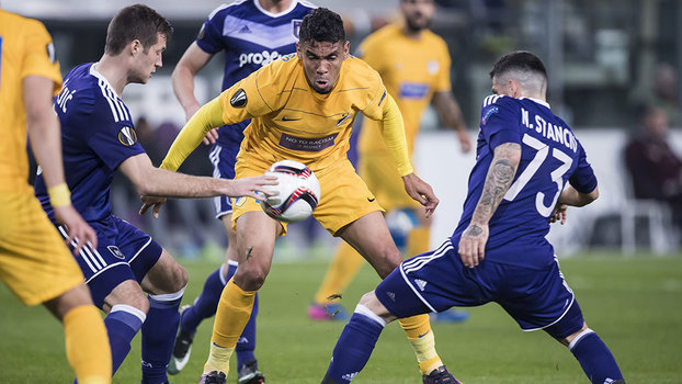 Igor Camargo, o atacante do APOEL Igor Camargo, o atacante do APOEL