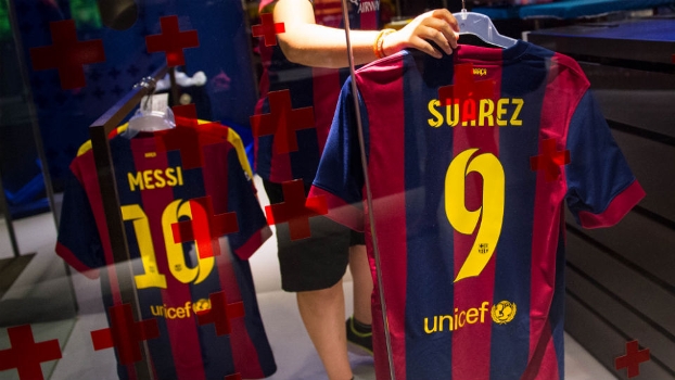camisa suarez barcelona