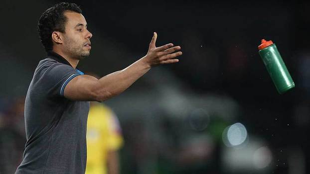 Jair Ventura, técnico do Botafogo, na vitória sobre o Grêmio no Nilton Santos Jair Ventura, técnico do Botafogo, na vitória sobre o Grêmio no Nilton Santos