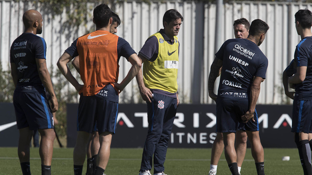 O Corinthians treinou na manhã desta segunda-feira O Corinthians treinou na manhã desta segunda-feira