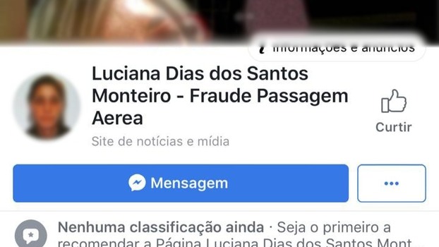 Perfil criado por vítimas no Facebook para cobrar Perfil criado por vítimas no Facebook para cobrar