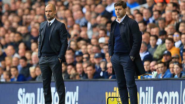 Guardiola e Pochettino: alegria e frustração em minutos Guardiola e Pochettino: alegria e frustração em minutos
