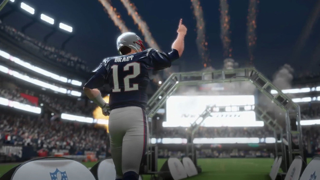 Tom Brady, vencedor de cinco Super Bowls, é o destaque da capa de Madden 18. Tom Brady, vencedor de cinco Super Bowls, é o destaque da capa de Madden 18.