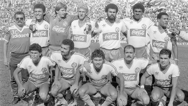 O time Bahia na Copa União O time Bahia na Copa União
