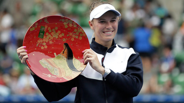 Caroline Wozniacki conquistou seu primeiro título em 2017 Caroline Wozniacki conquistou seu primeiro título em 2017