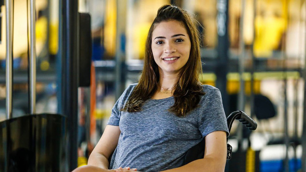 Lais Souza experimentou a bocha adaptada durante os Jogos Paraolímpicos do Rio Lais Souza experimentou a bocha adaptada durante os Jogos Paraolímpicos do Rio