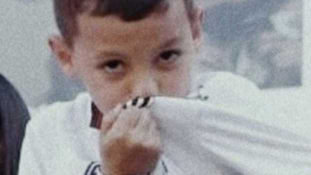 Bruninho com a camisa do Santos Bruninho com a camisa do Santos