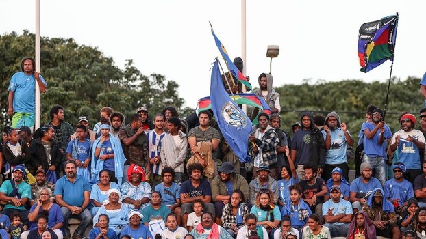 Torcida não lotou o estádio com capacidade para sete mil pessoas Torcida não lotou o estádio com capacidade para sete mil pessoas