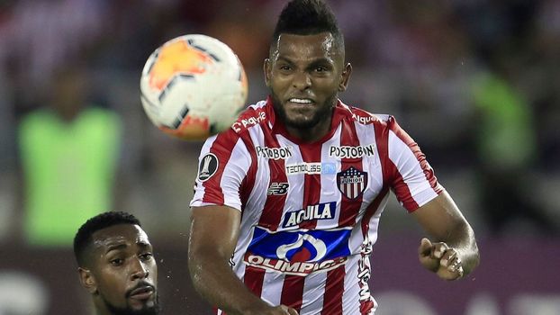 Borja em ação pelo Junior Barranquilla Borja em ação pelo Junior Barranquilla