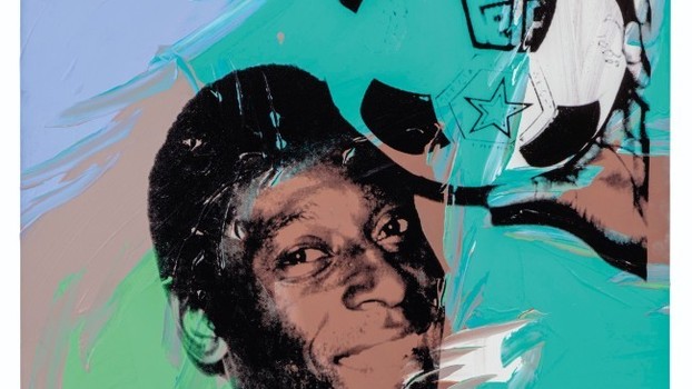 Pintura do artista pop Andy Warhol Pintura do artista pop Andy Warhol