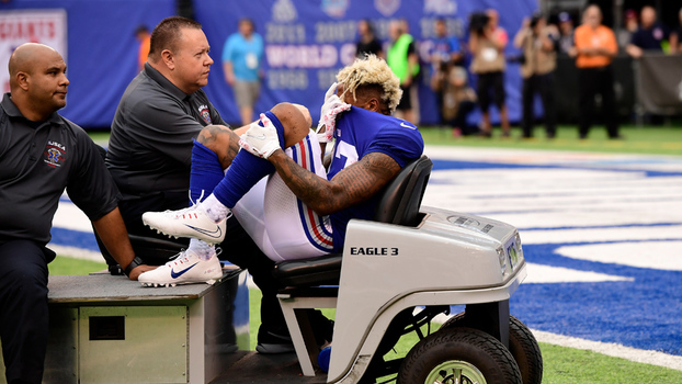 Odell deixou o campo chorando Odell deixou o campo chorando
