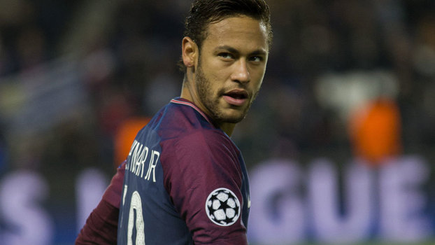 Neymar durante jogo da Uefa Champions league pelo Paris Saint-Germain Neymar durante jogo da Uefa Champions league pelo Paris Saint-Germain
