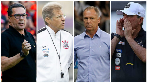 Luxa, Oswaldo, Mano e Levir: eles não têm Libertadores Luxa, Oswaldo, Mano e Levir: eles não têm Libertadores