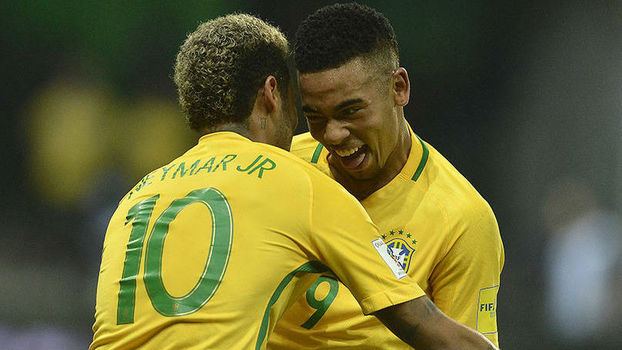 Gabriel Jesus dois gols do Brasil contra o Chile Gabriel Jesus dois gols do Brasil contra o Chile