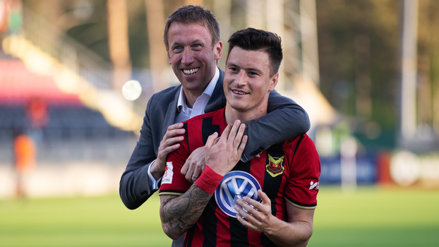 Graham Potter, ainda pelo Ostersunds FK Graham Potter, ainda pelo Ostersunds FK