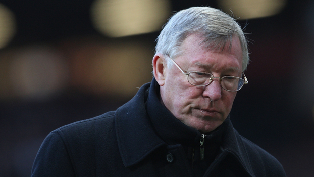 Alex Ferguson lamenta resultado de jogo entre Manchester United e Leeds, em 2010